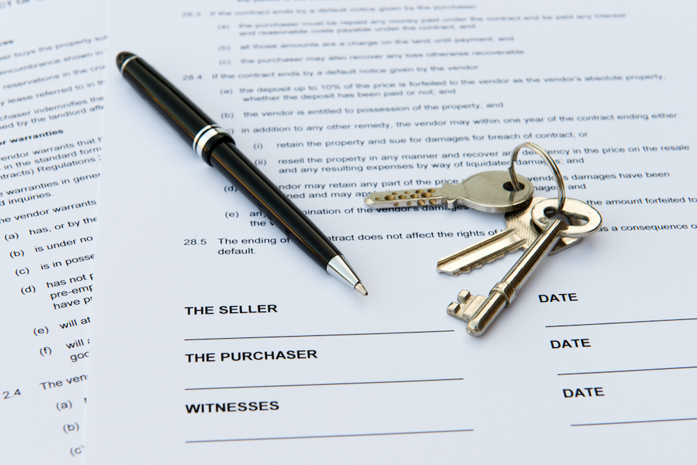 Legal document for sale of real estate property