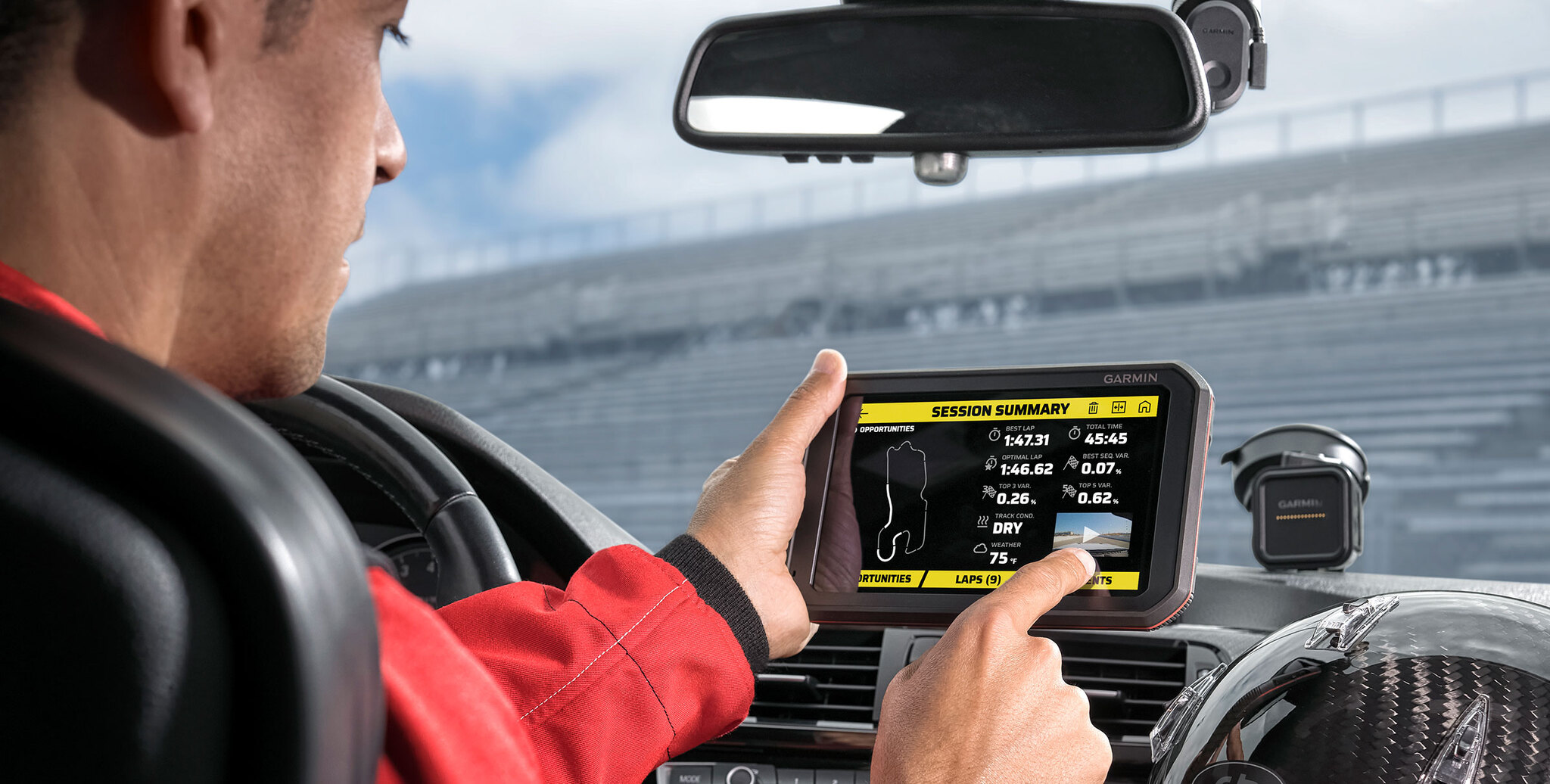 mosaik arv pilot This Garmin GPS aims to improve motorsport's lap times and more | TechCrunch