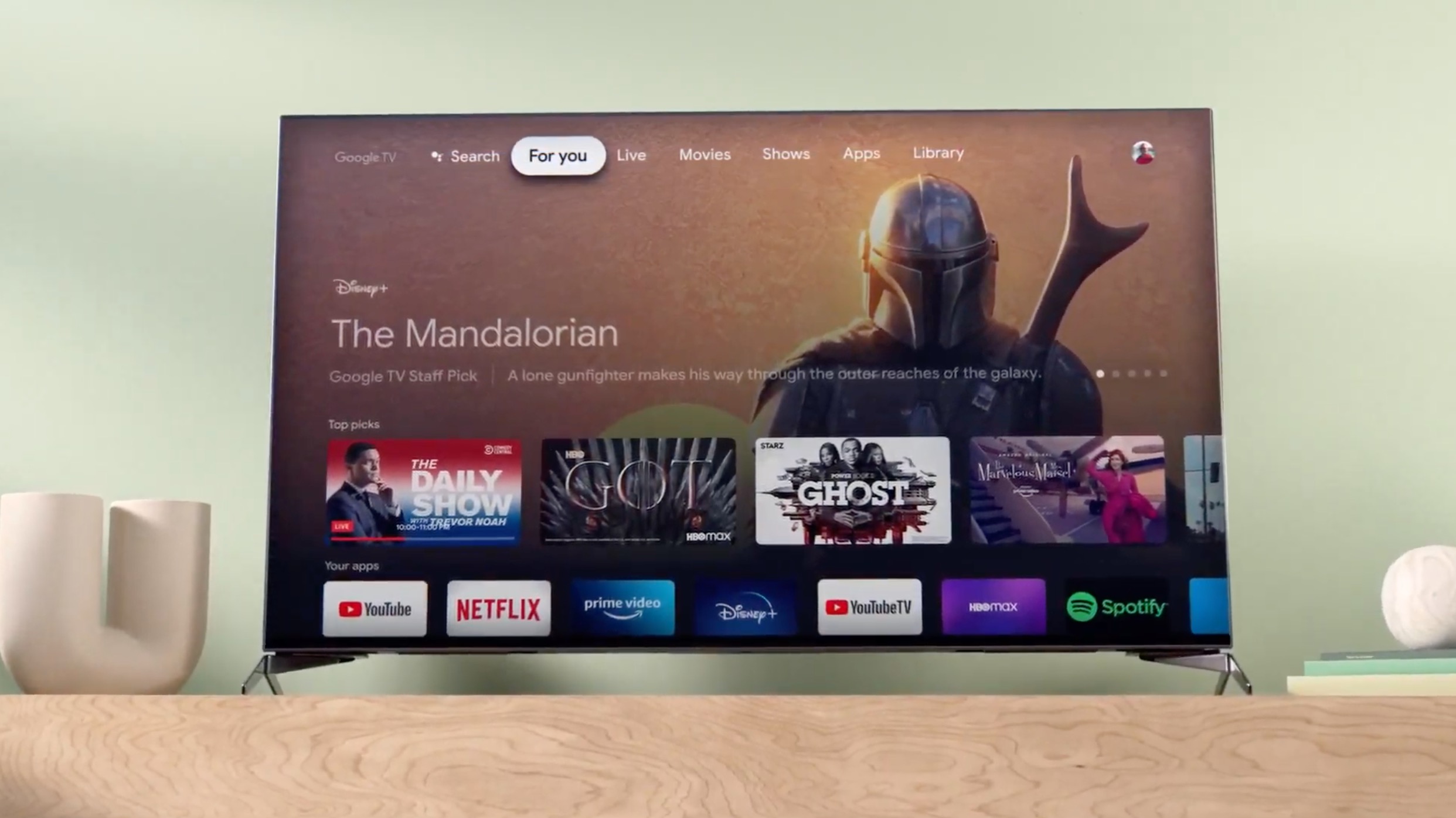 the new google tv brings streaming apps
