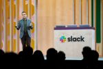 Slack CEO Stewart Butterfield speaks at his companys Frontiers conference at Pier 27 & 29 on April 24, 2019, in San Francisco, California. - Frontiers is an annual conference by Slack (collaboration hub that brings the right people, information, and tools together to get work done) that explores the future of work. (Photo by NOAH BERGER / AFP) (Photo credit should read NOAH BERGER/AFP via Getty Images)