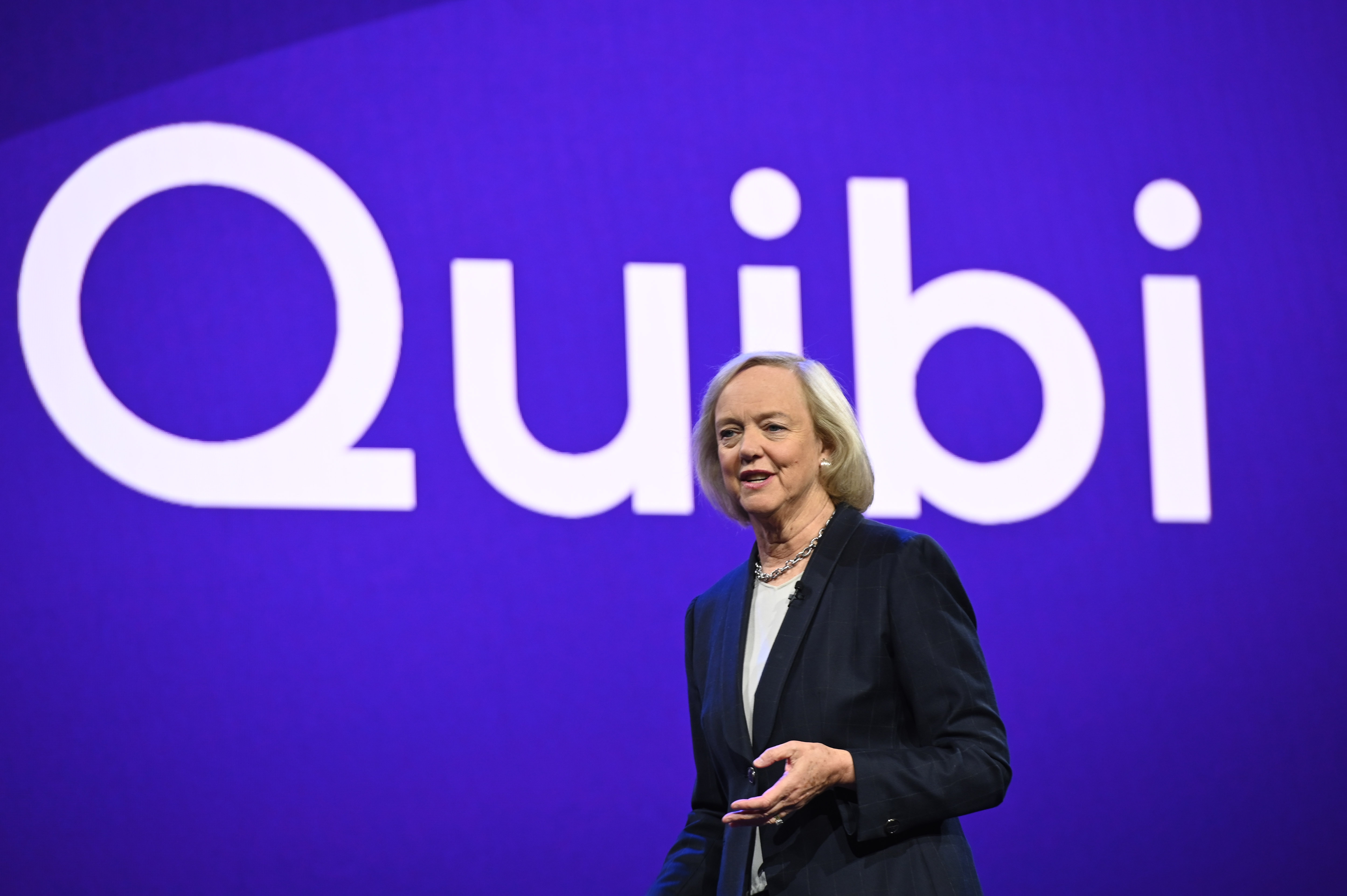 Quibi CEO Meg Whitman speaks about the short-form video streaming service for mobile Quibi