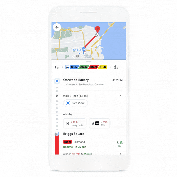 Google Maps obtiene actualizaciones de Live View mejoradas
