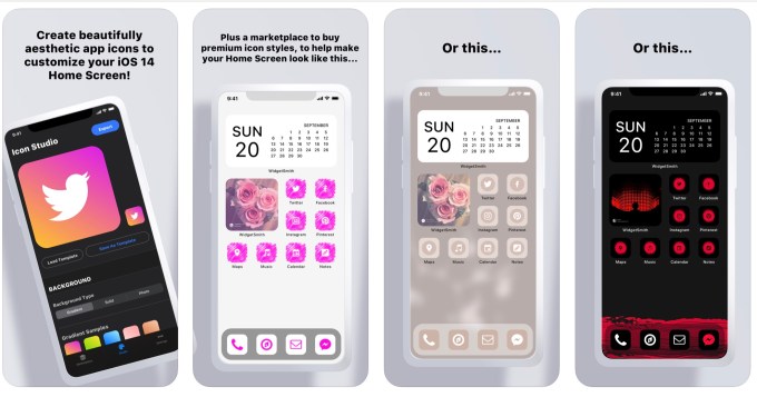 Mycons facilita la creación y compra de iconos personalizados para la pantalla de inicio de iOS - e087.com