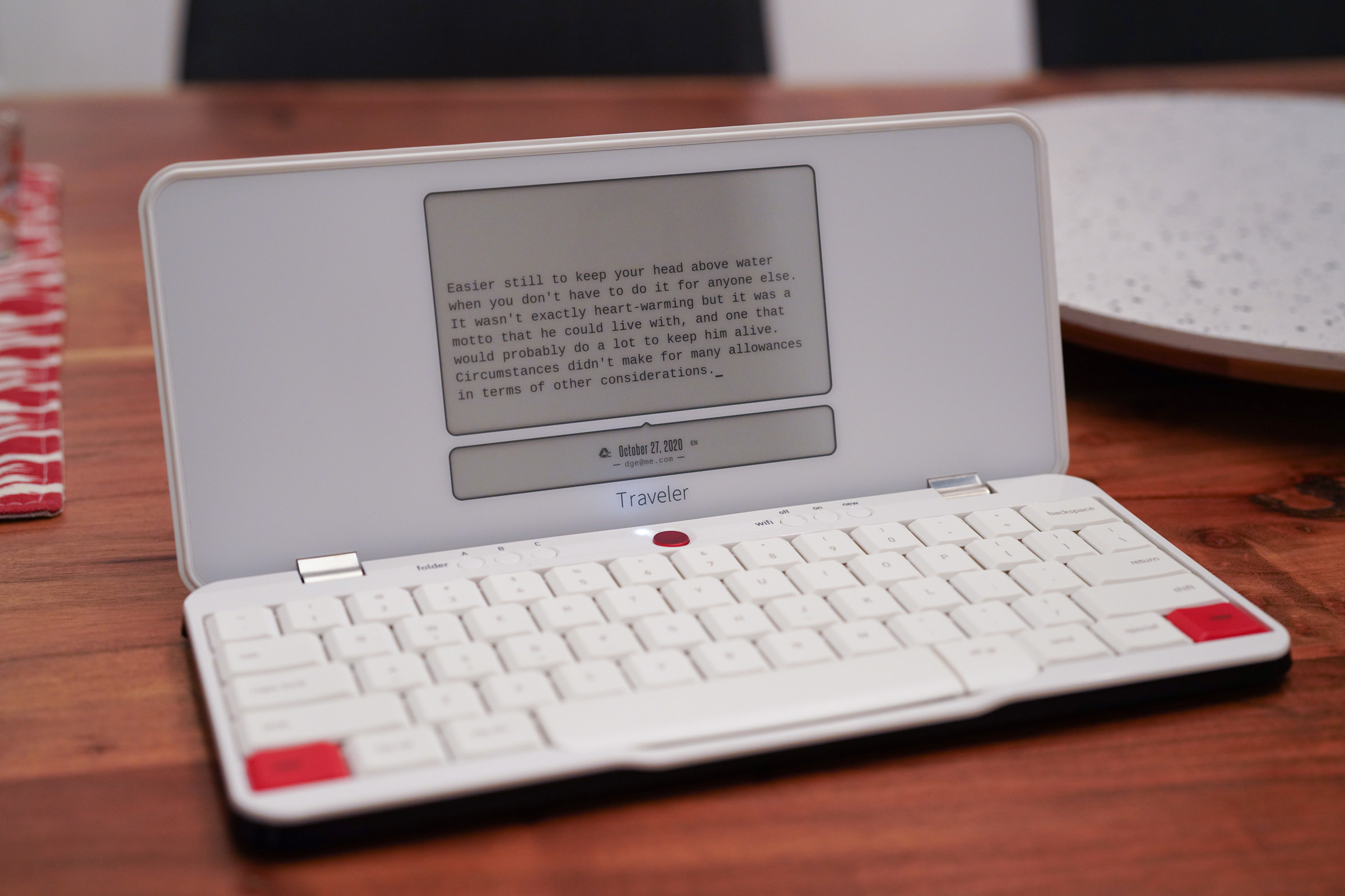 The Freewrite Traveler is an outstanding, but expensive, dedicated portable  writing laptop | TechCrunch