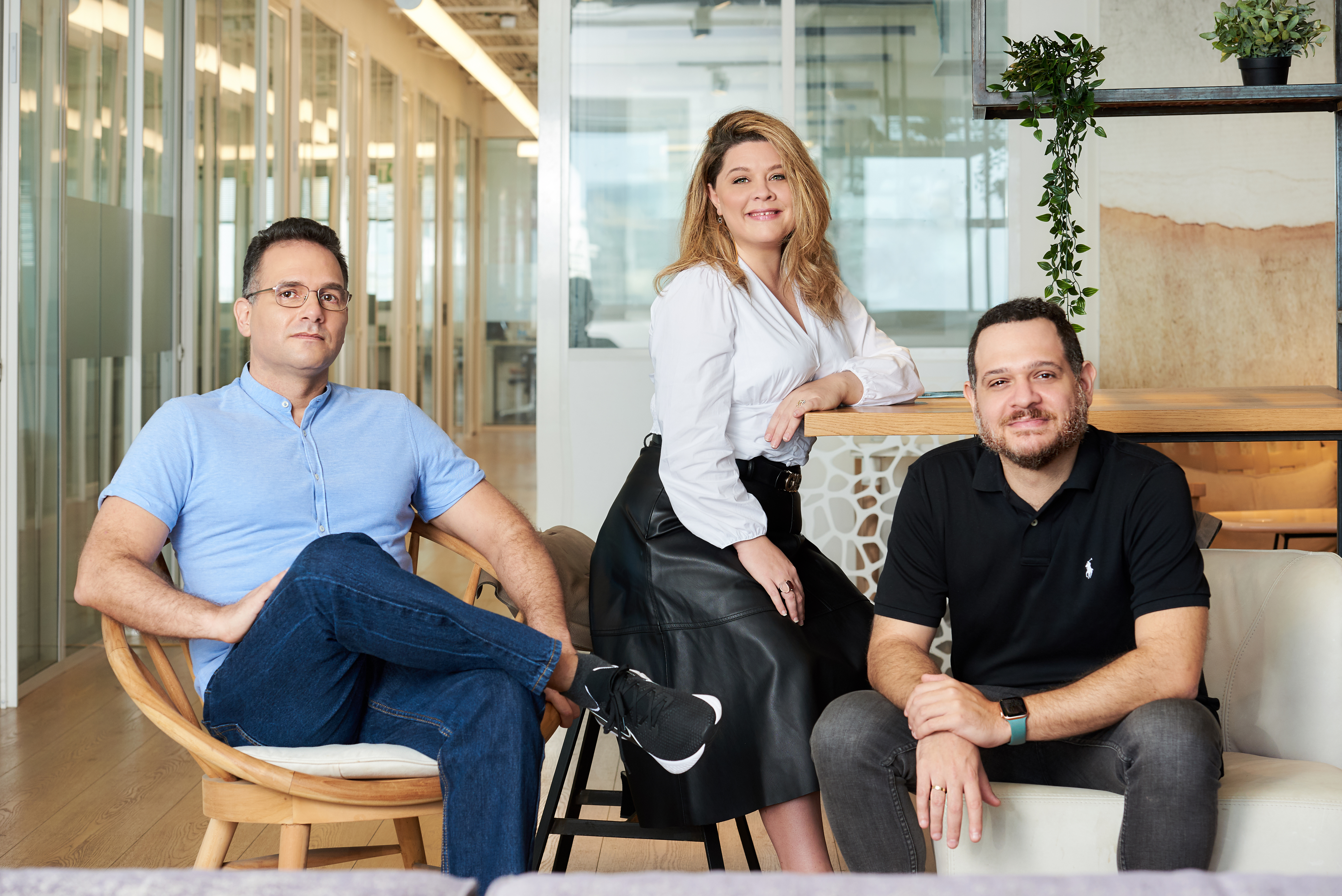 Syte’s cofounders, chief executive Ofer Freyman, chief revenue officer Lihi Pinto-Fryman and chief operating officer Idan Pinto