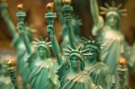 Statue Of Liberty figurines (differential focus)