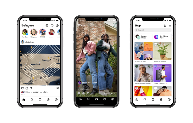 Instagram Redesign Puts Reels And Shop Tabs On The Home Screen Techcrunch