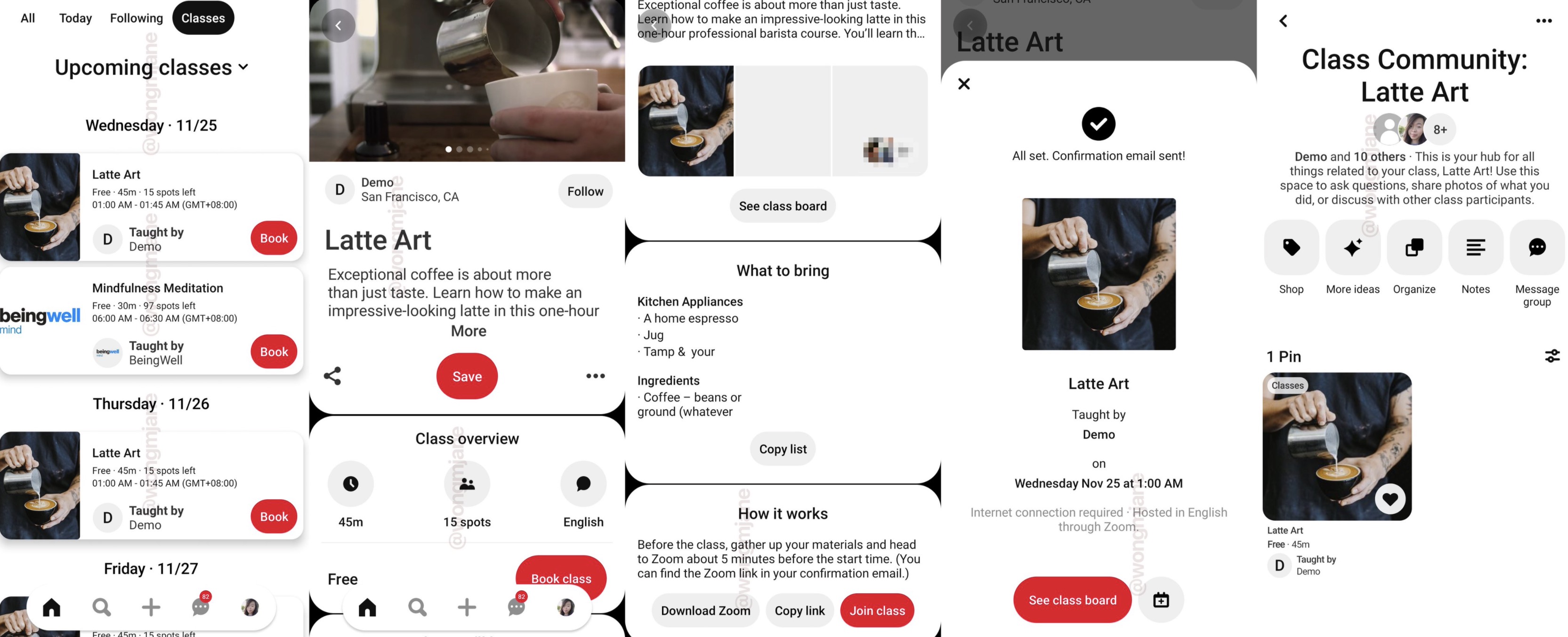Pinterest tests online events with dedicated ‘class communities’