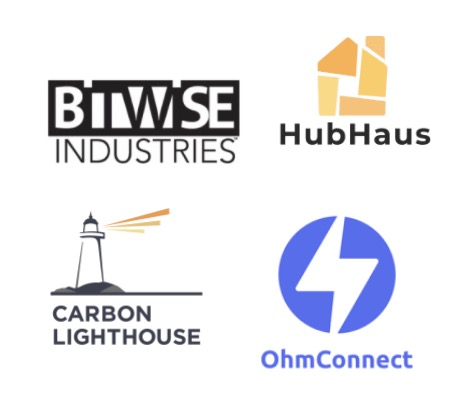 carbon lighthouse hubhaus ohmconnect logos