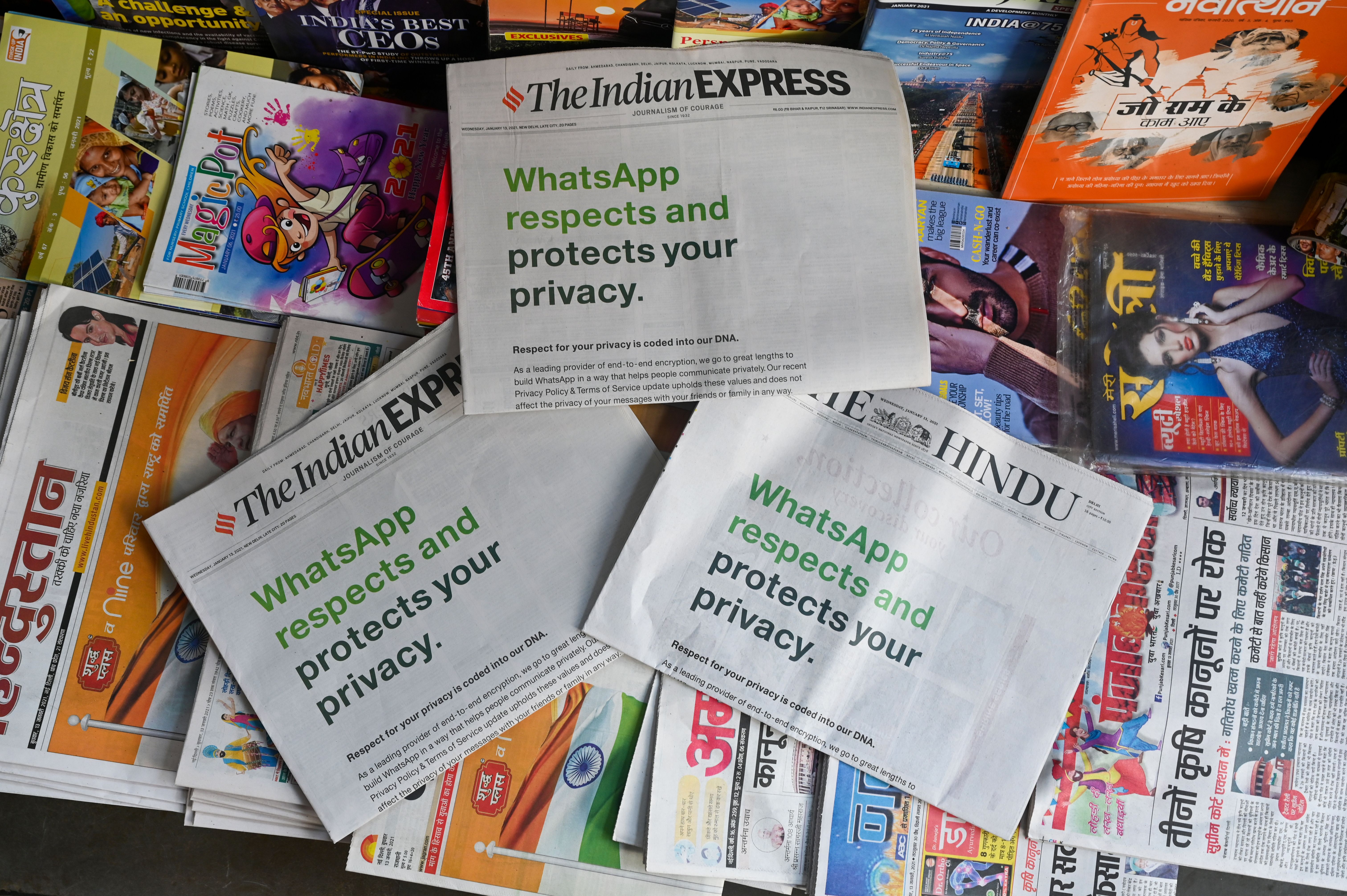 India asks WhatsApp to withdraw new privacy policy over ‘grave concerns’