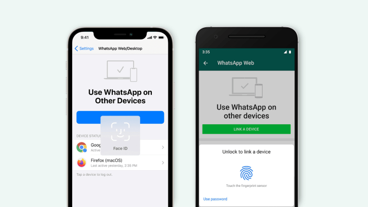 WhatsApp agrega seguridad biométrica en sus aplicaciones web y de escritorio. Aplicaciones Android