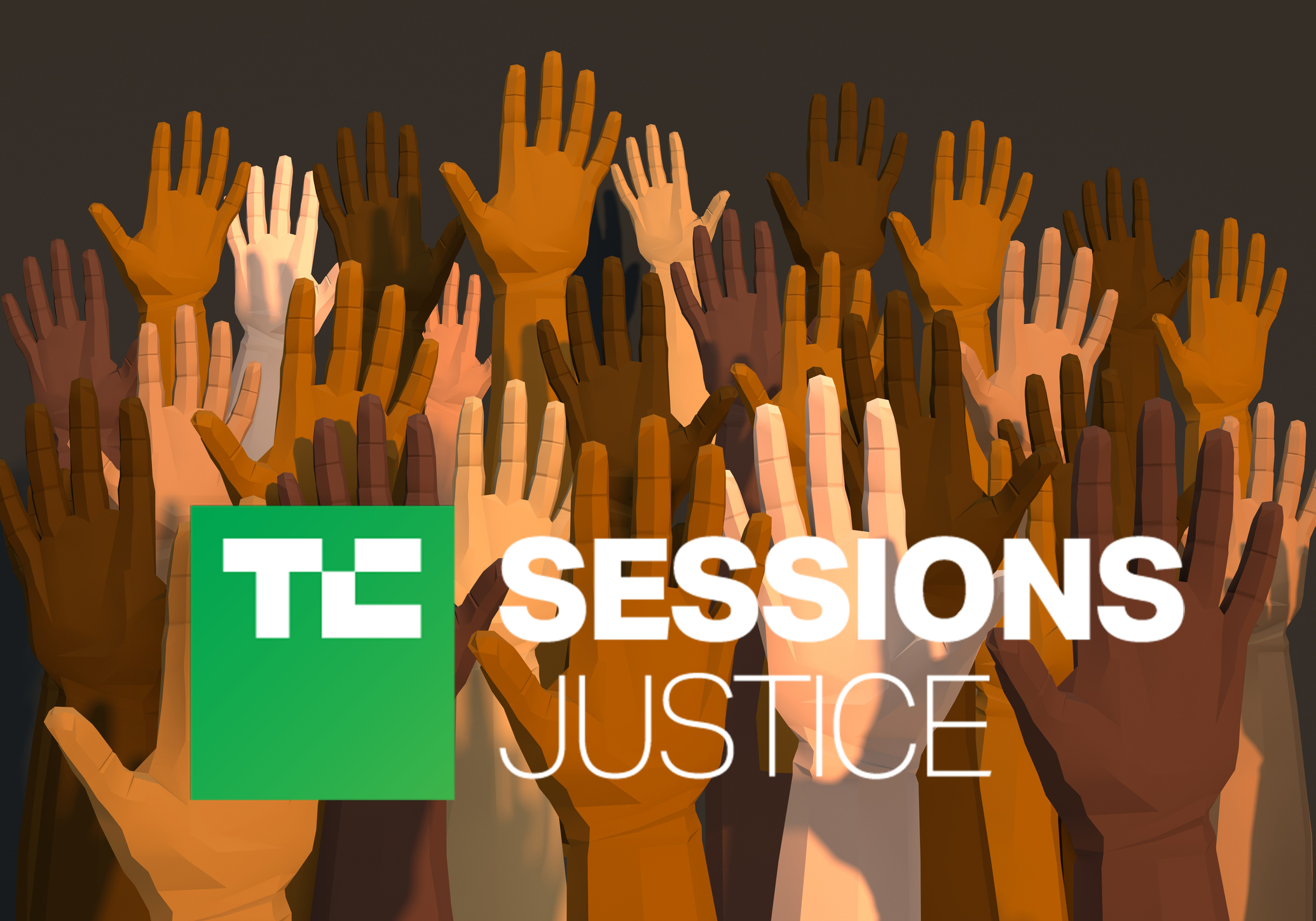Hands raised TC Sessions Justice