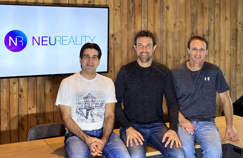 Neureality founders. From left to right - VP VLSI Yossi Kasus, CEO Moshe Tanach, VP Operations Tzvika Shmueli. Credit - Neureality