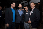 Photo of Dean Sysman (CEO & Co-founder, Axonius); Ofer Schreiber (Partner, YL Ventures); Ofri Shur (CTO & Co-Founder, Axonius); Yoav Leitersdorf (Managing Partner, YL Ventures)