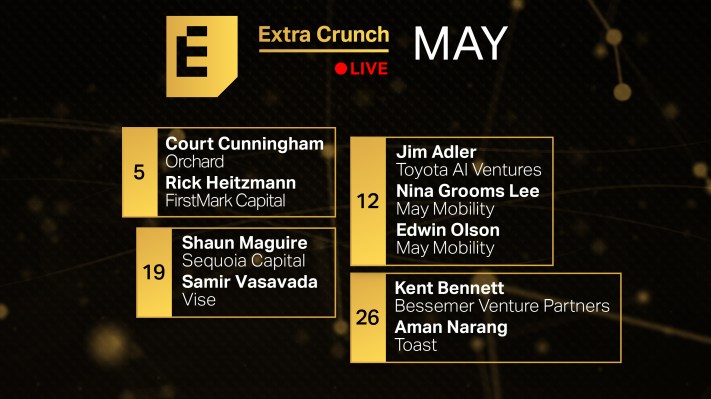 photo of Check out the tech leaders joining us on Extra Crunch Live in May image