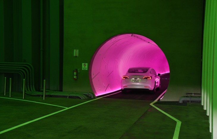 Elon Musk’s Boring Company Demonstrates Transport Tunnel Underneath Las Vegas Convention Center
