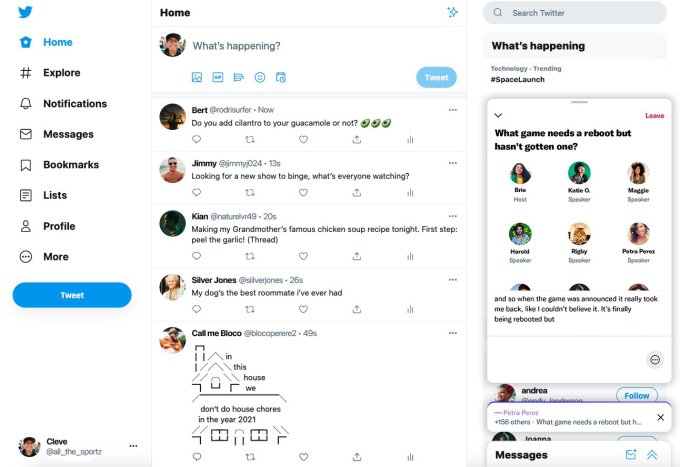 Twitter Spaces will be available for the web, including accessibility ...