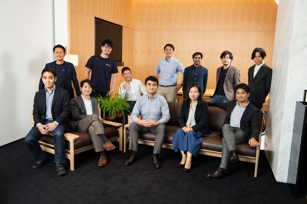 A group photo of deep-tech fund UTEC's team