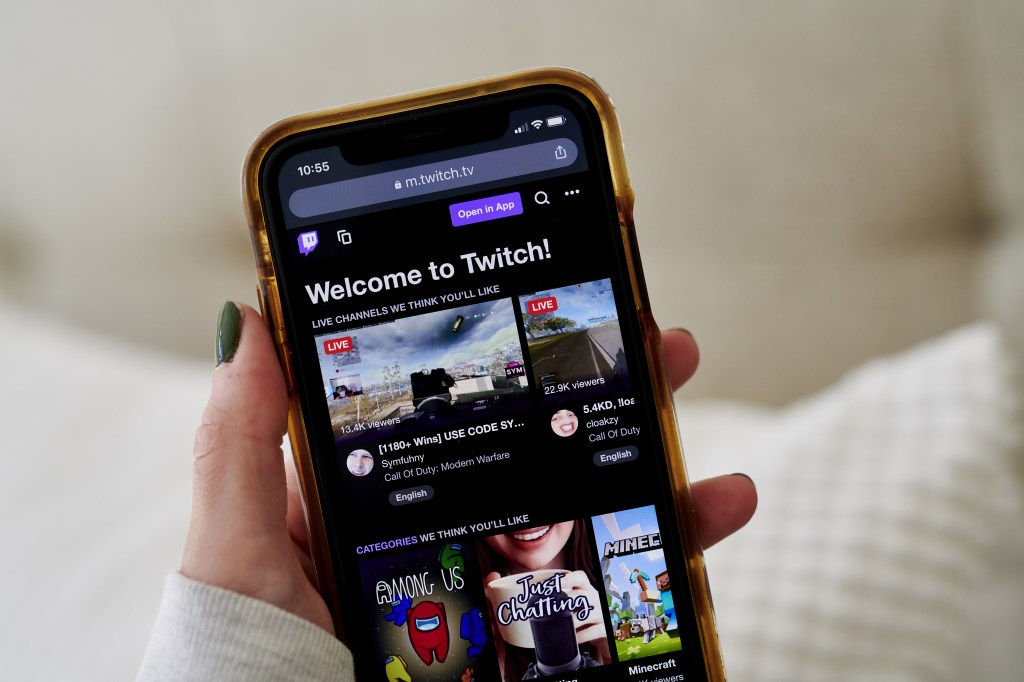 Twitch mobile app