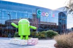 Googleplex - Google Headquarters with Android figure