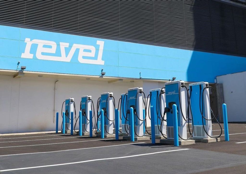 Revel's new charging hub in Brooklyn