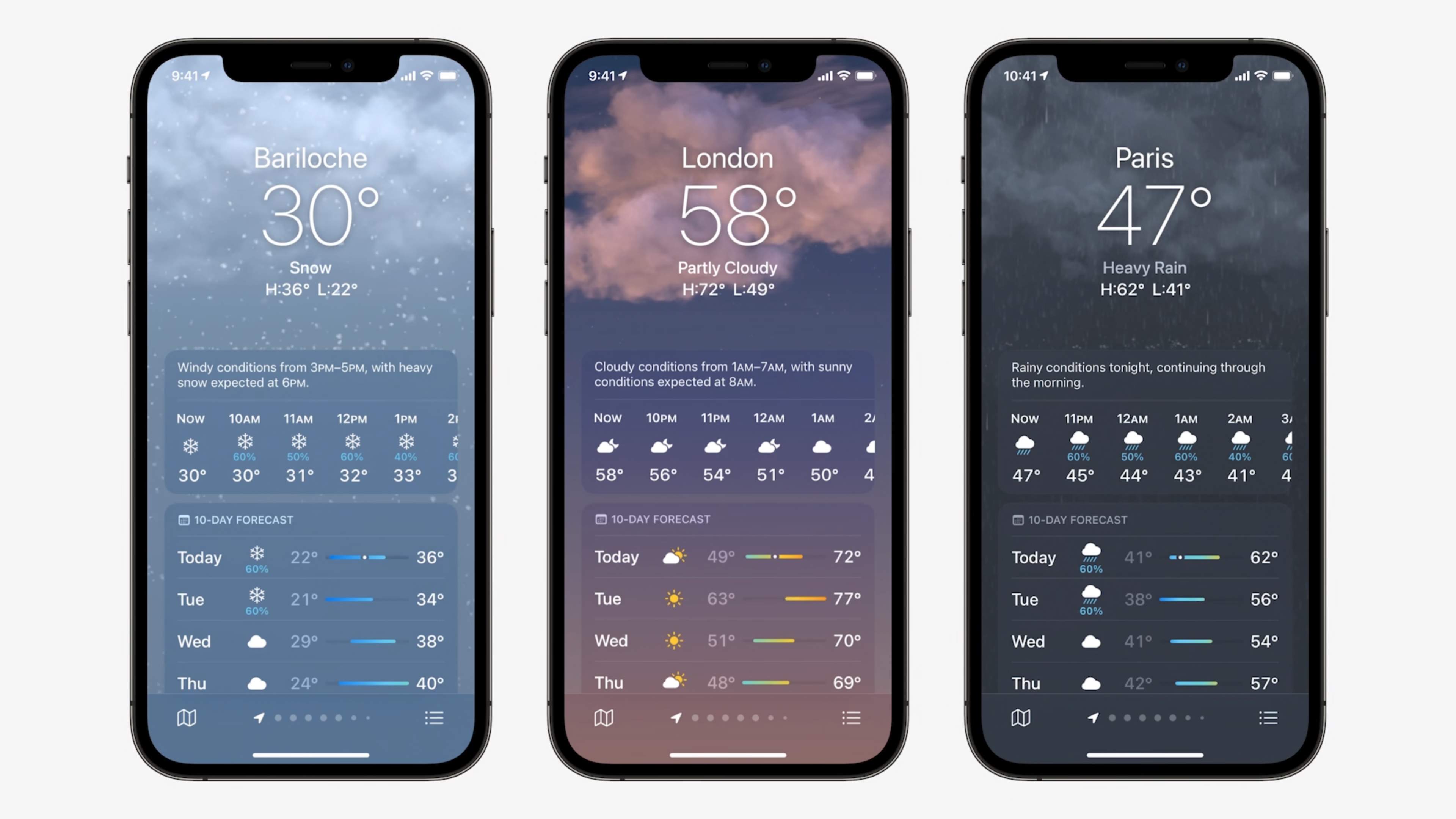 Apple (finally) updates its weather app with dynamic backgrounds, maps and  way more data | TechCrunch