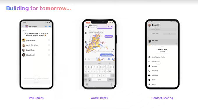 Messenger celebra il suo decimo anniversario con nuove funzionalità e prevede di diventare “tessuto connettivo” per esperienze in tempo reale – TechCrunch
