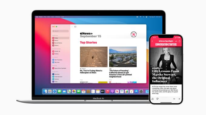 Apple lowers commissions on in-app purchases for news publishers who  participate in Apple News | TechCrunch