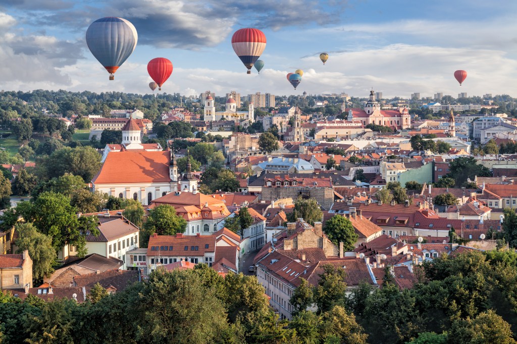 Balloons over Vilnius