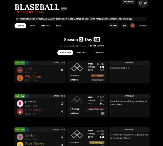 How Blaseball’s fantasy sports fever dream is embracing the future
