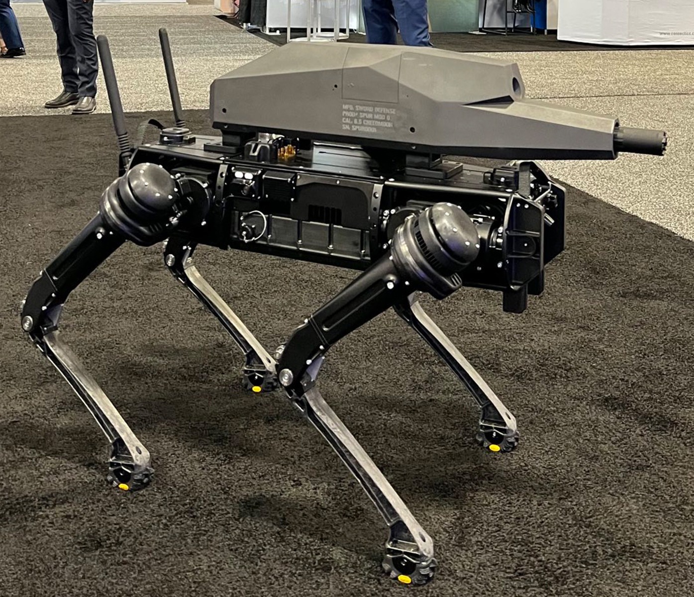 More about attaching sniper rifles to robots |