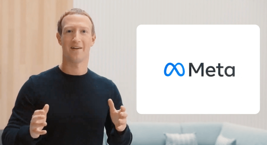 Facebook changes its corporate branding to Meta