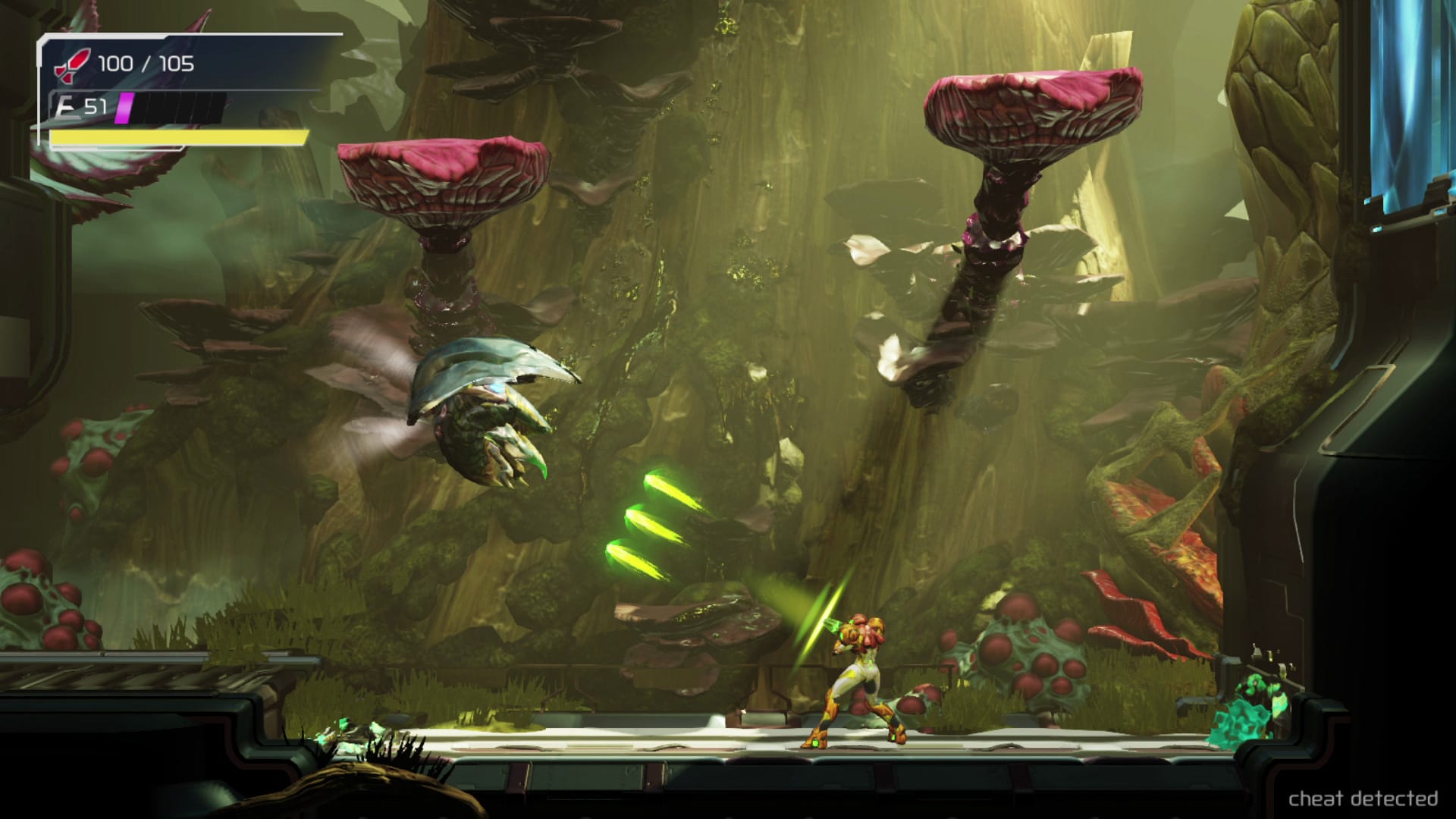 A screenshot of Metroid Dread for Nintendo Switch.