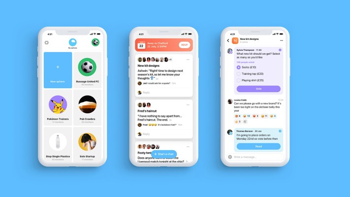 Twitter has acquired London-based Sphere, which operates an eponymous chat app for groups, the latest in a series of recent moves from the social netw