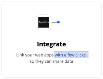 Zapier’s copy frames their product as easy to use.