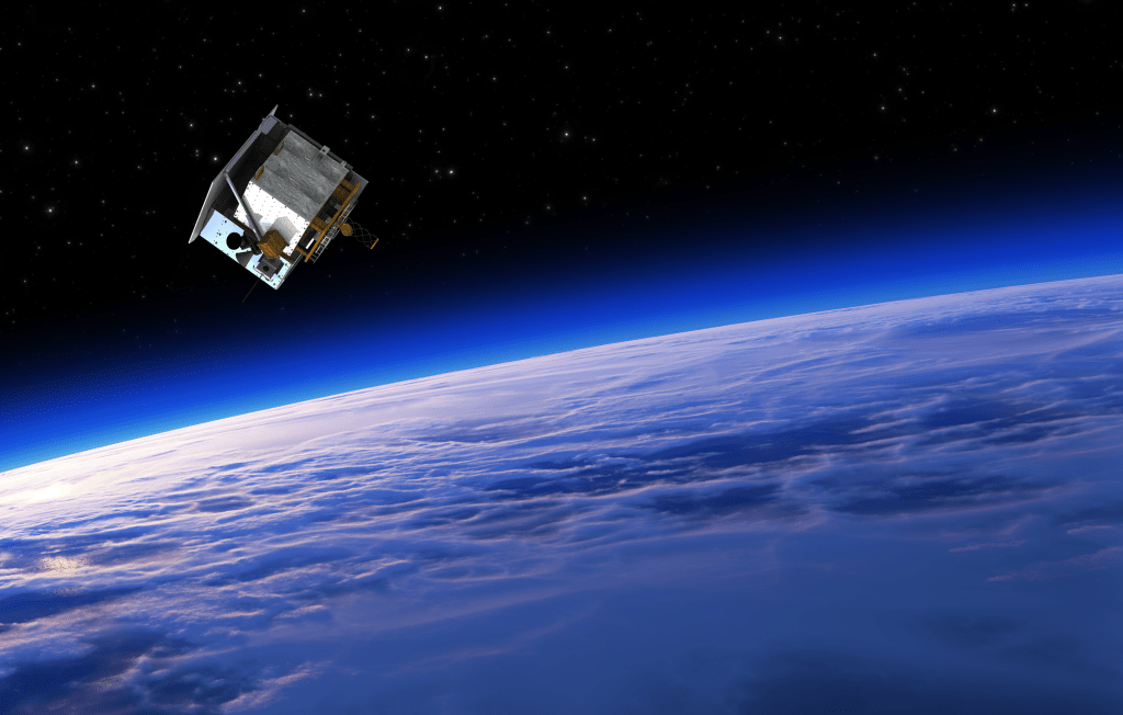 satellite orbiting earth