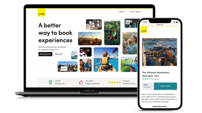 peek raises $80m as its travel experiences software and marketplace business passes $2b in bookings | techcrunch