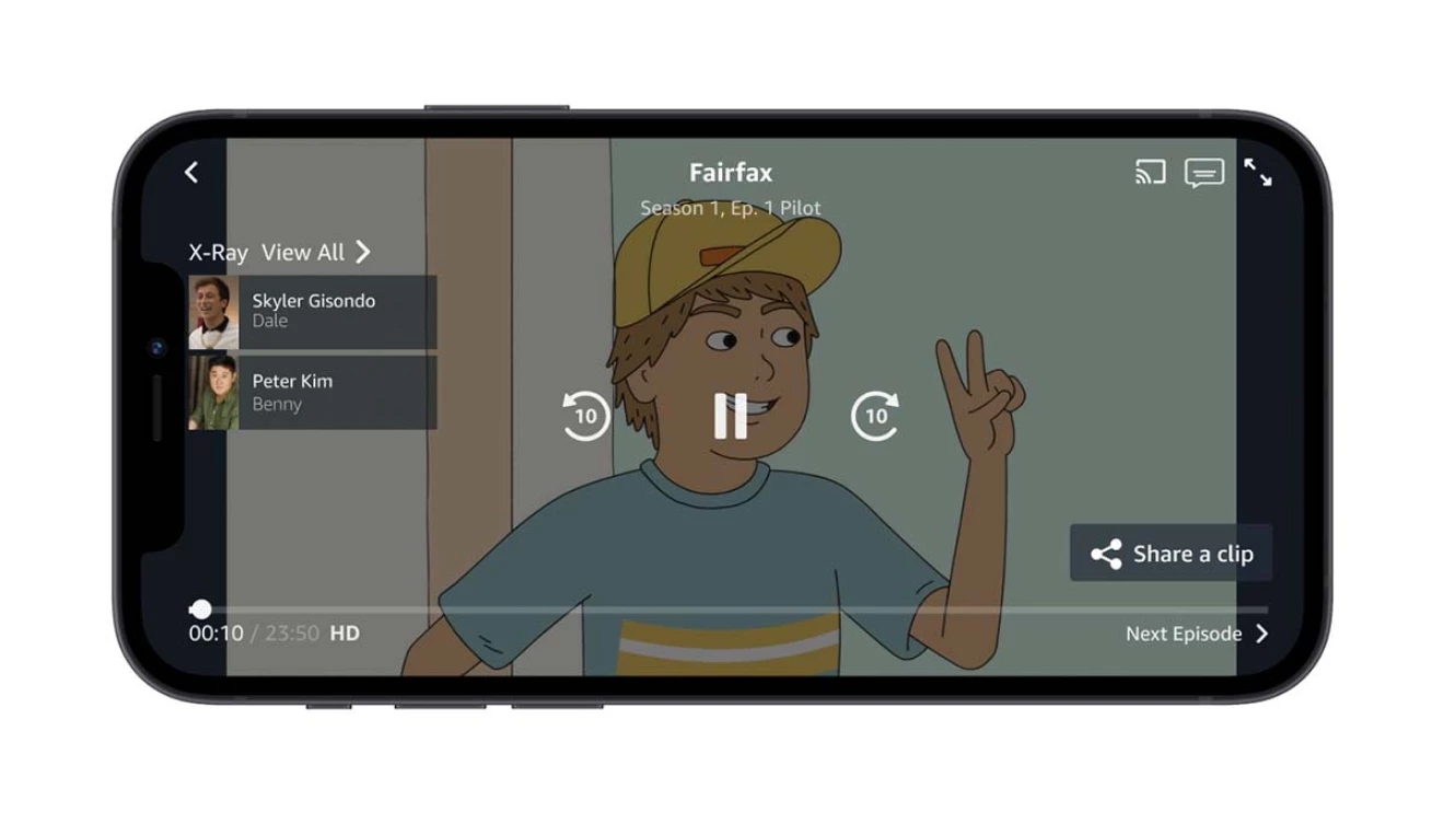 Amazon Prime Video app introduces a new clip-sharing feature | TechCrunch