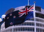 New Zealand Flag and the Beehive