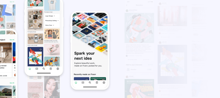 Fiverr rolls out new Pinterest-like personalised discovery function – TechCrunch