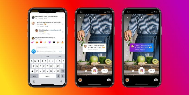 Instagram now lets users reply to comments with Reels | TechCrunch