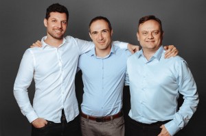 Les co-fondateurs de Fireblocks Michael Shaulov, Idan Ofrat et Pavel Berengoltz