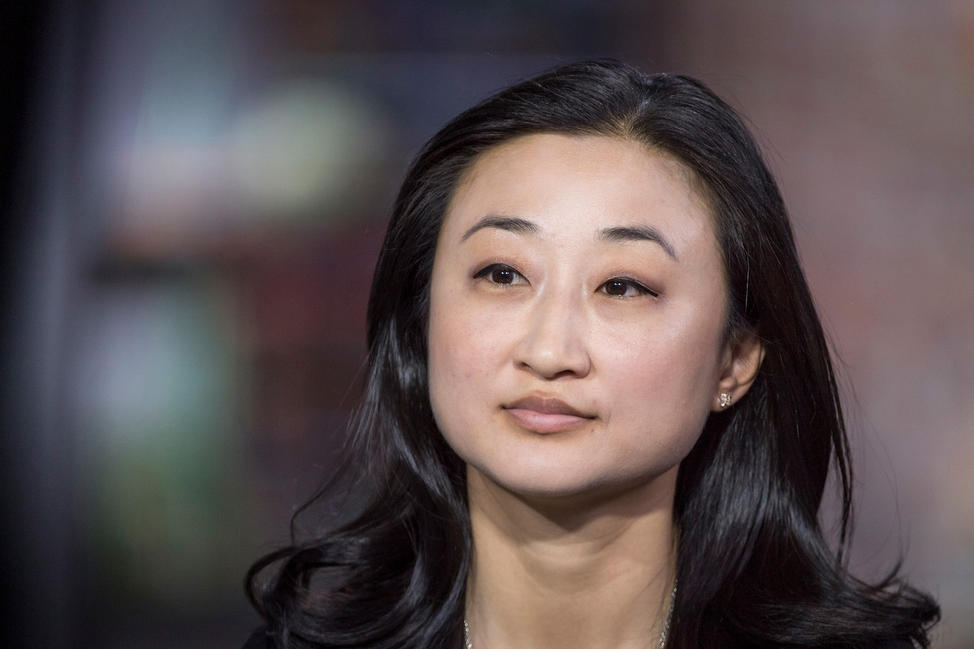 Christine Tsai, co-founder and chief executive officer of 500 Startups Management Co., listens during a Bloomberg Technology Television interview in San Francisco, California, U.S., on Tuesday, June 12, 2018. Tsai discussed Abu Dhabi Financial Group's stake in the company as well as international expansion and running the firm after co-founder Dave McClure's departure. Photographer: David Paul Morris/Bloomberg