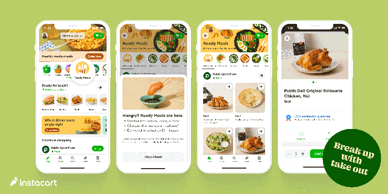 Instacart doubles down on its ready-made meals offering with new hub and faster delivery – TechCrunch