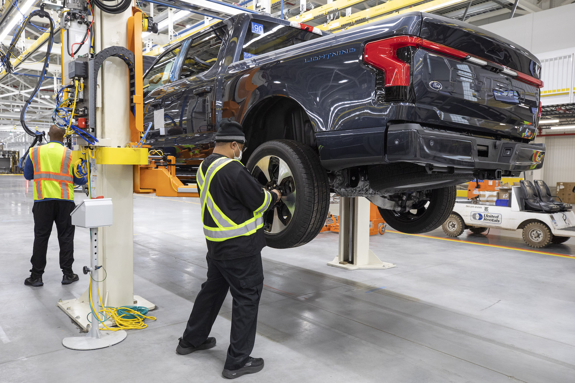 Ford Lightning electric truck production