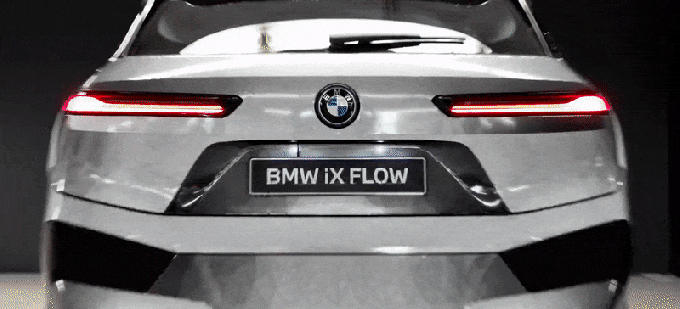 BMW color changing car CES 2022