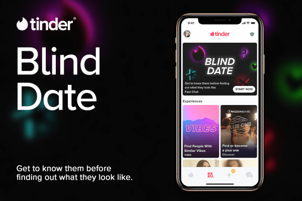 Tinder introduces a way for members to go on virtual ‘blind dates’ – TechCrunch