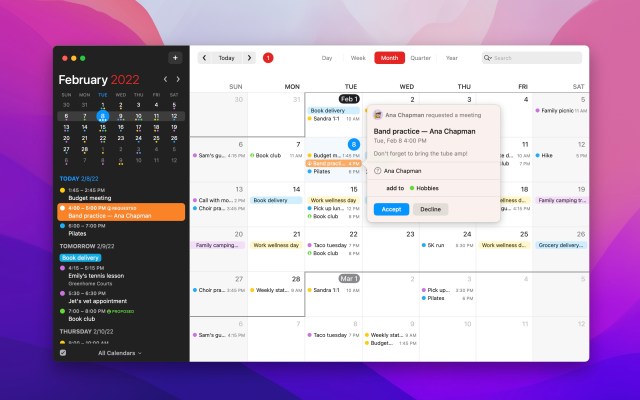 Fantastical lets you share a link to schedule meetings — no Calendly required – TechCrunch