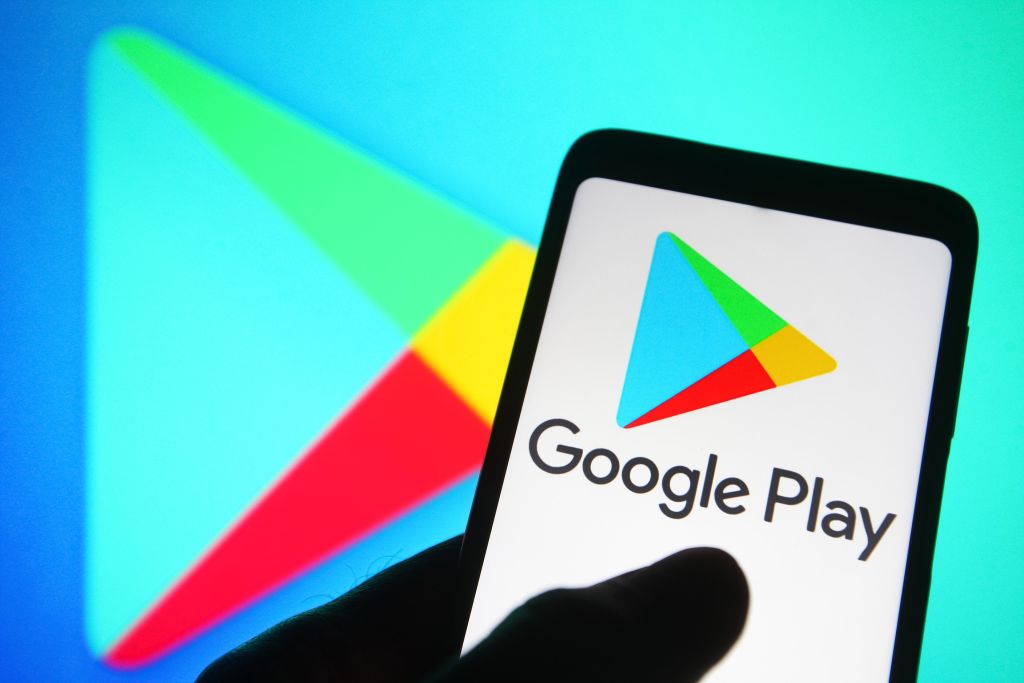 illustration of Google Play Store logo