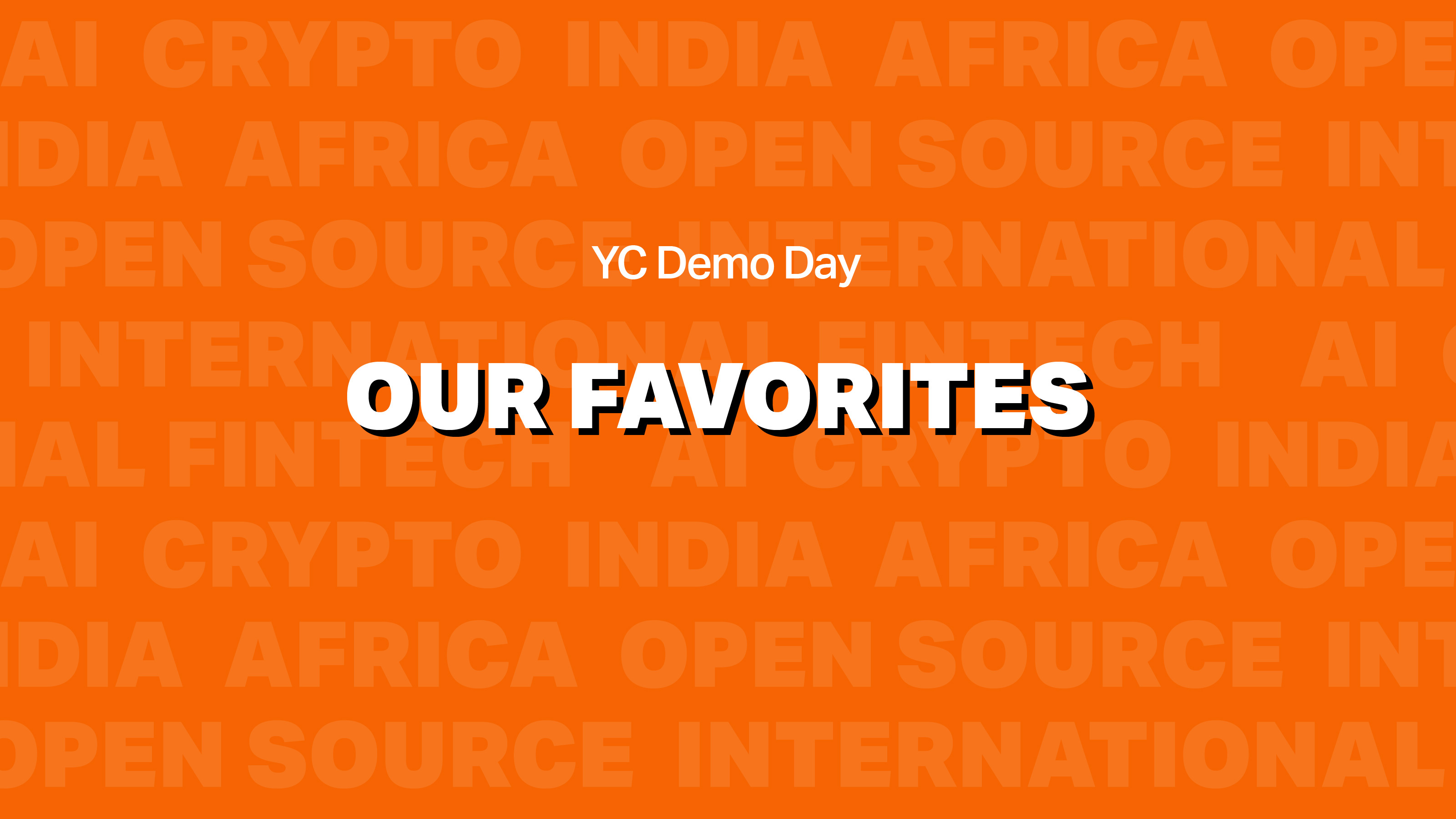 YC Demo Day favorites